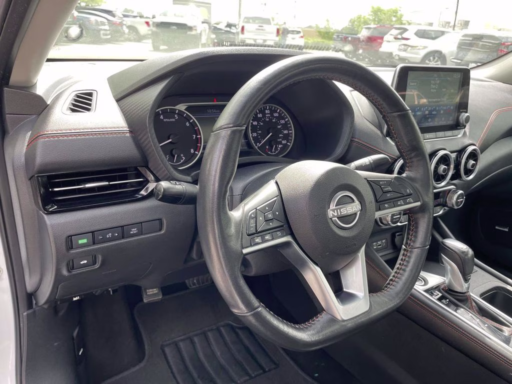2024 Aspen White Tricoat/Super Black Nissan Sentra SR FWD Sedan