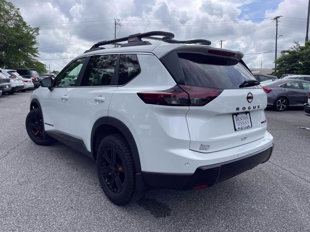 2026 Everest White Pearl Tricoat Nissan Rogue Rock Creek AWD SUV