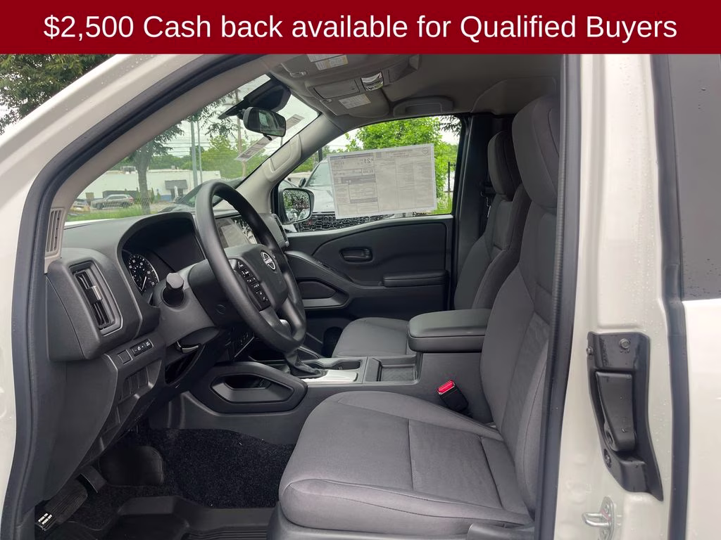2026 Glacier White Nissan Frontier S RWD Truck