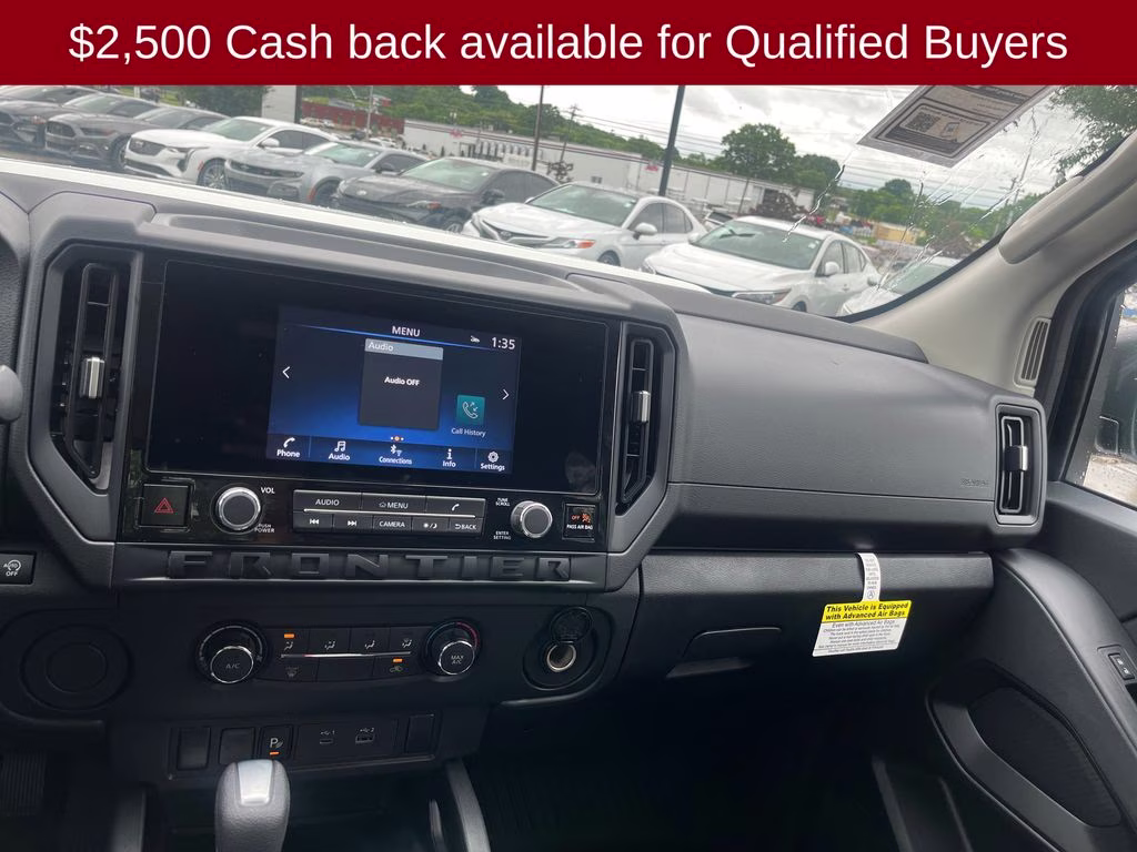 2026 Glacier White Nissan Frontier S RWD Truck