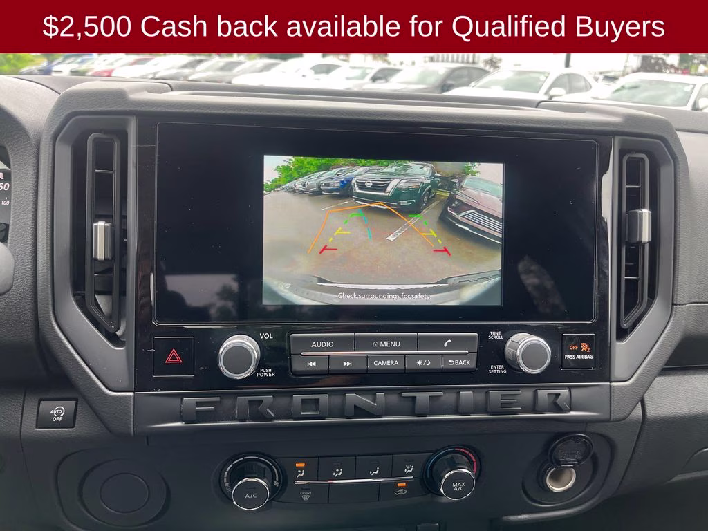 2026 Glacier White Nissan Frontier S RWD Truck