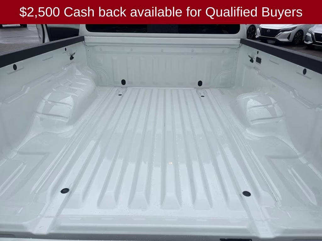 2026 Glacier White Nissan Frontier S RWD Truck