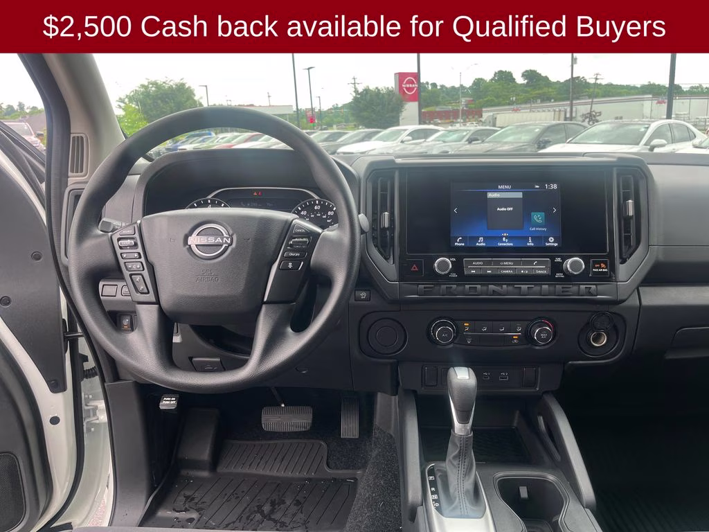 2026 Glacier White Nissan Frontier S RWD Truck