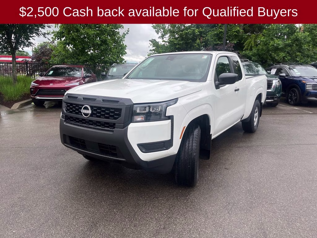 2026 Glacier White Nissan Frontier S RWD Truck