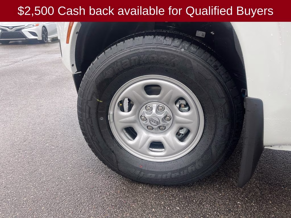 2026 Glacier White Nissan Frontier S RWD Truck