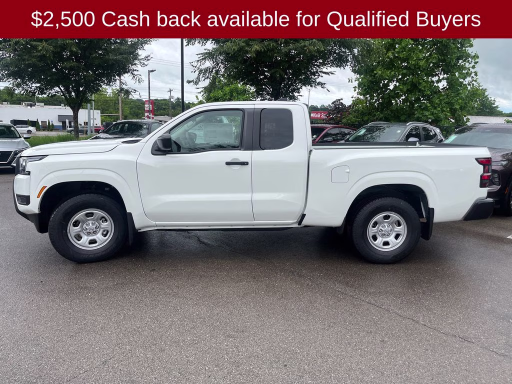 2026 Glacier White Nissan Frontier S RWD Truck