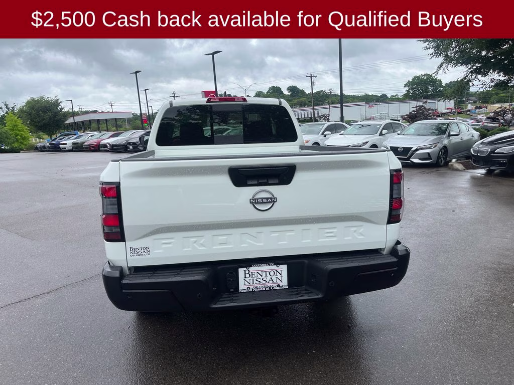 2026 Glacier White Nissan Frontier S RWD Truck
