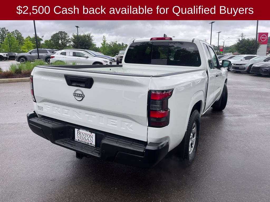 2026 Glacier White Nissan Frontier S RWD Truck