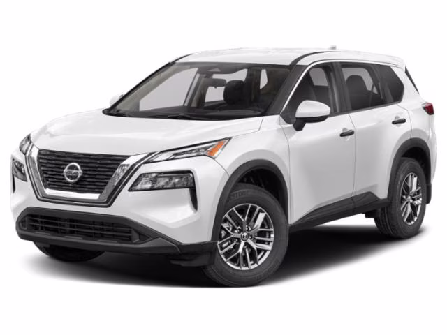 2021 Glacier White Nissan Rogue S FWD SUV