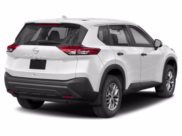 2021 Glacier White Nissan Rogue S FWD SUV