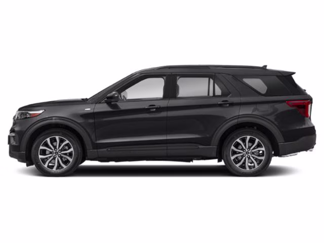 2024 Black Metallic Ford Explorer ST-Line 4X4 SUV