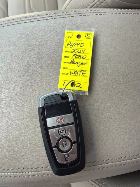 2024 Oxford White Ford Ranger Lariat 4X4 Truck