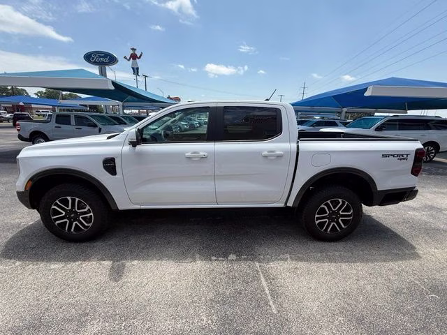 2024 Oxford White Ford Ranger Lariat 4X4 Truck