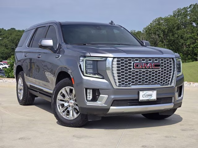 2021 Satin Steel Metallic GMC Yukon Denali RWD SUV