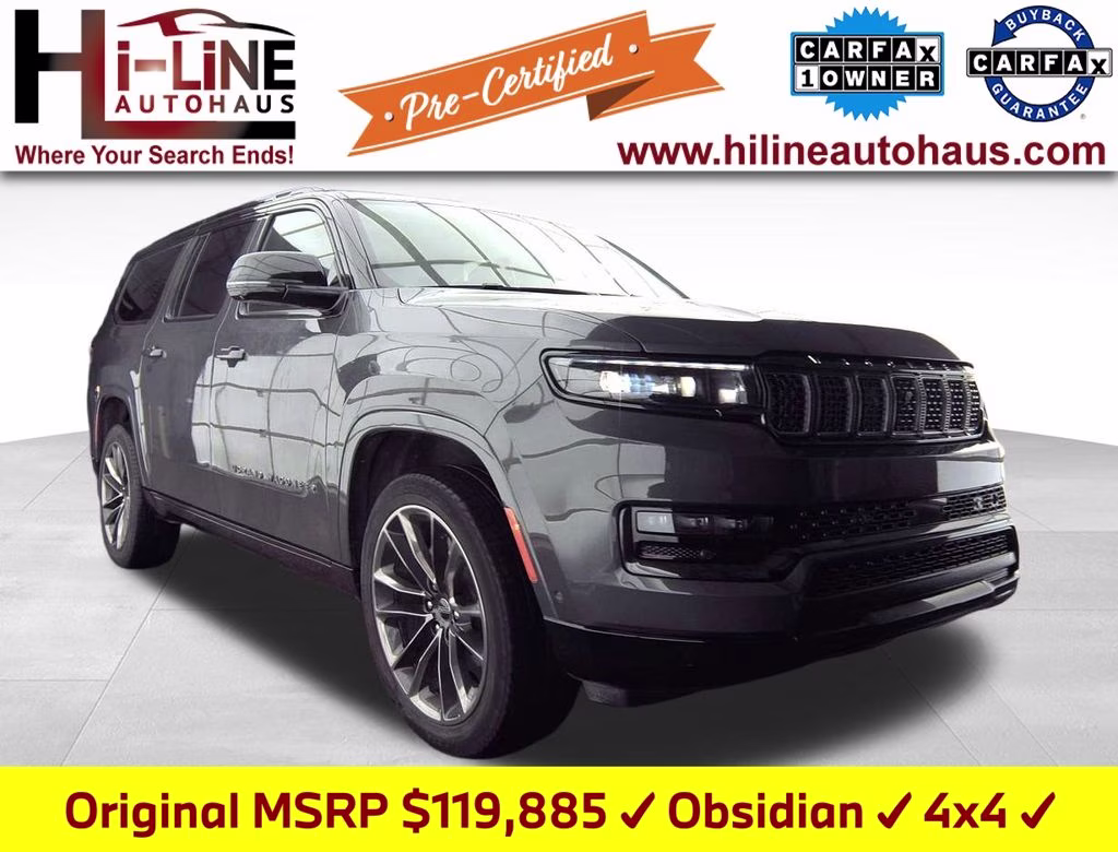 2024 Baltic Gray Metallic Clearcoat Jeep Grand Wagoneer L Series III 4X4 SUV