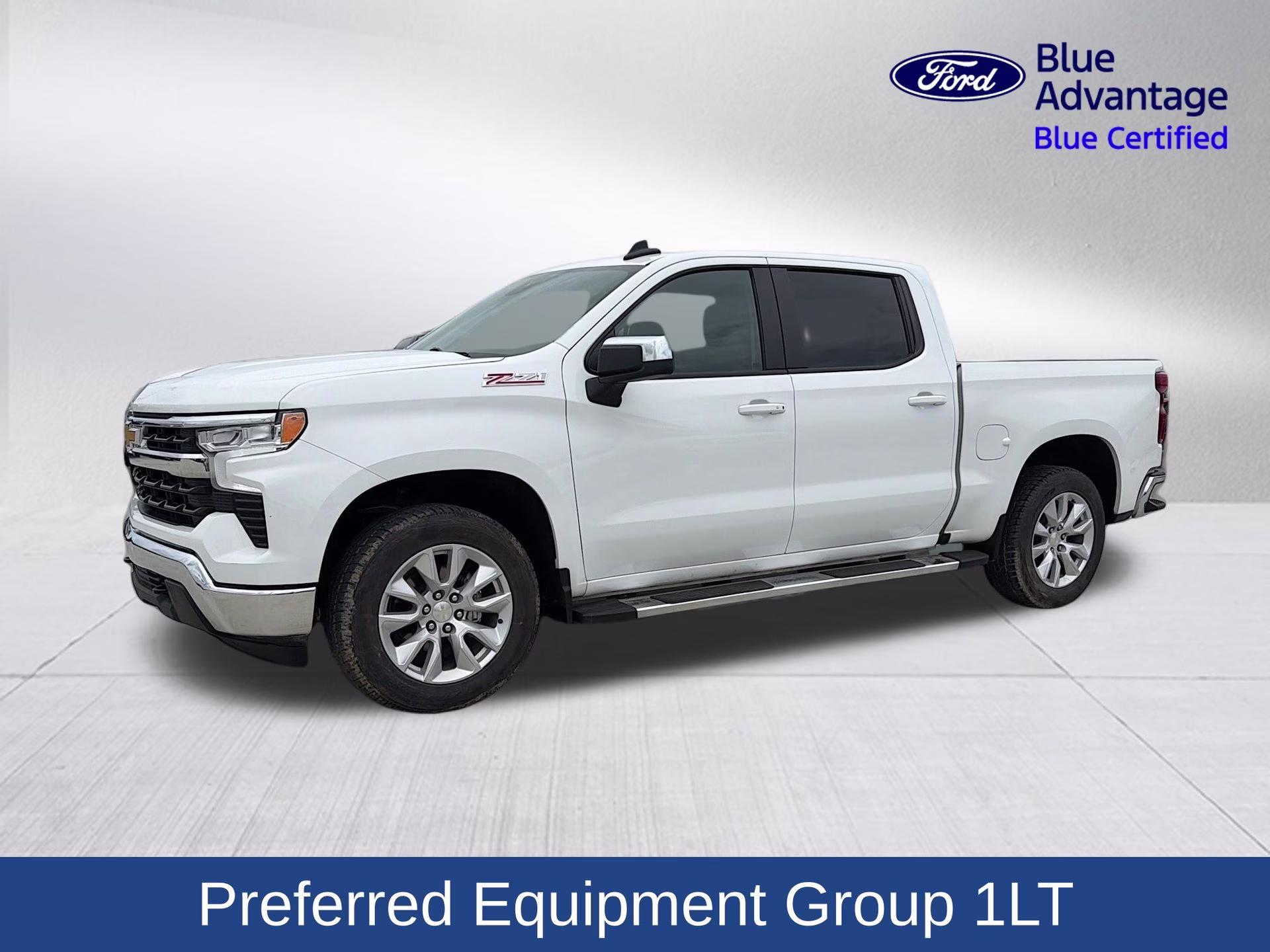 2025 Summit White Chevrolet Silverado 1500 LT 4X4 Truck