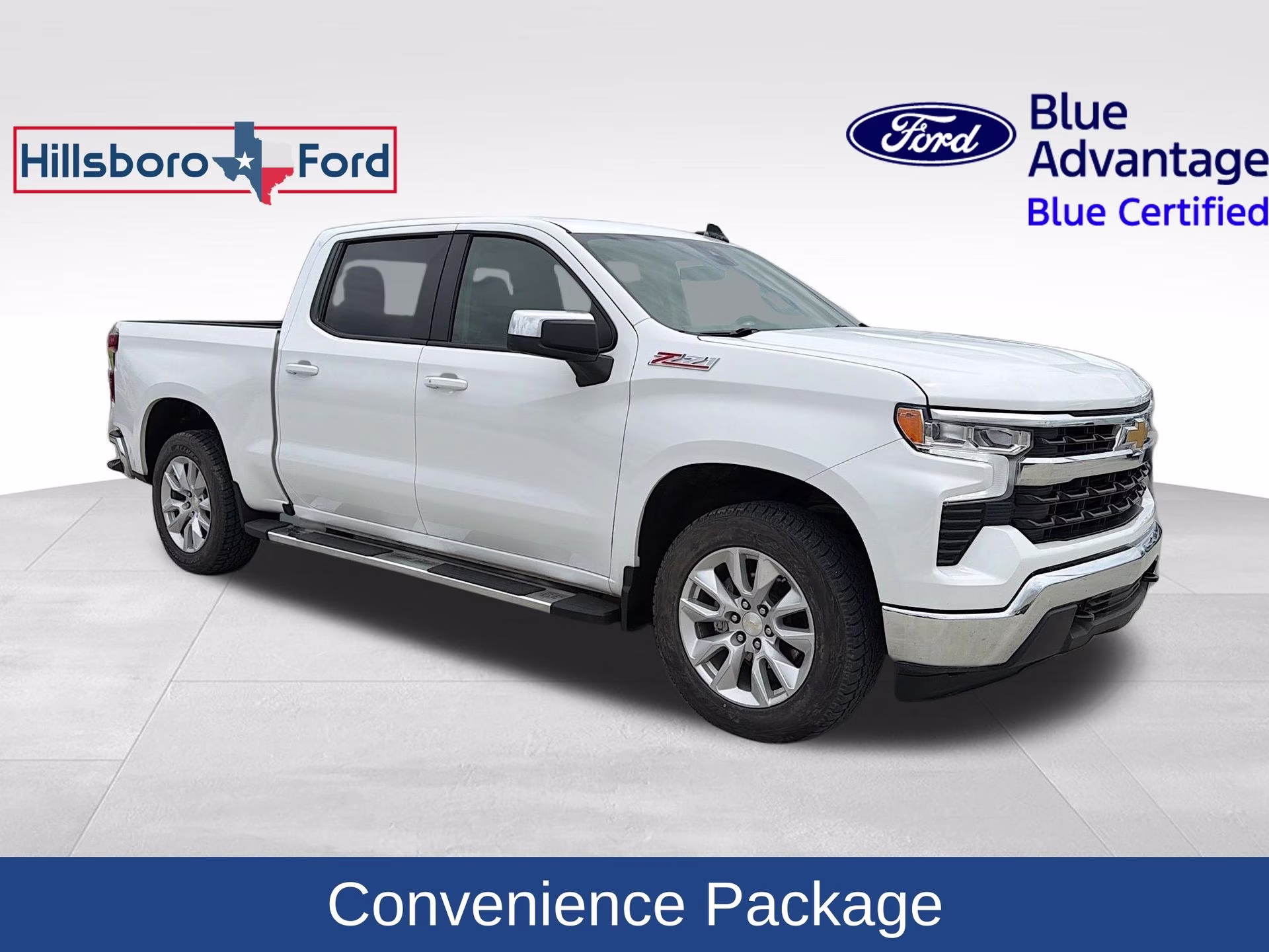 2025 Summit White Chevrolet Silverado 1500 LT 4X4 Truck