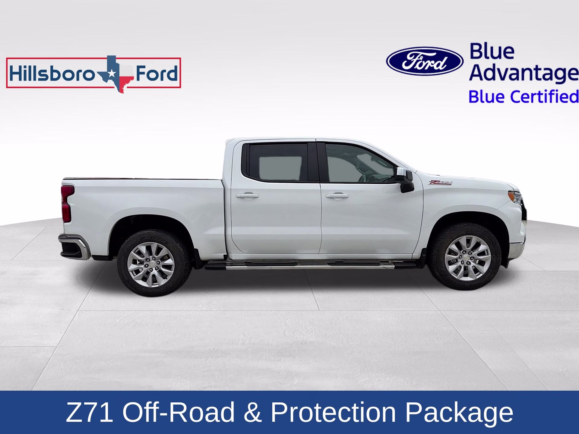 2025 Summit White Chevrolet Silverado 1500 LT 4X4 Truck