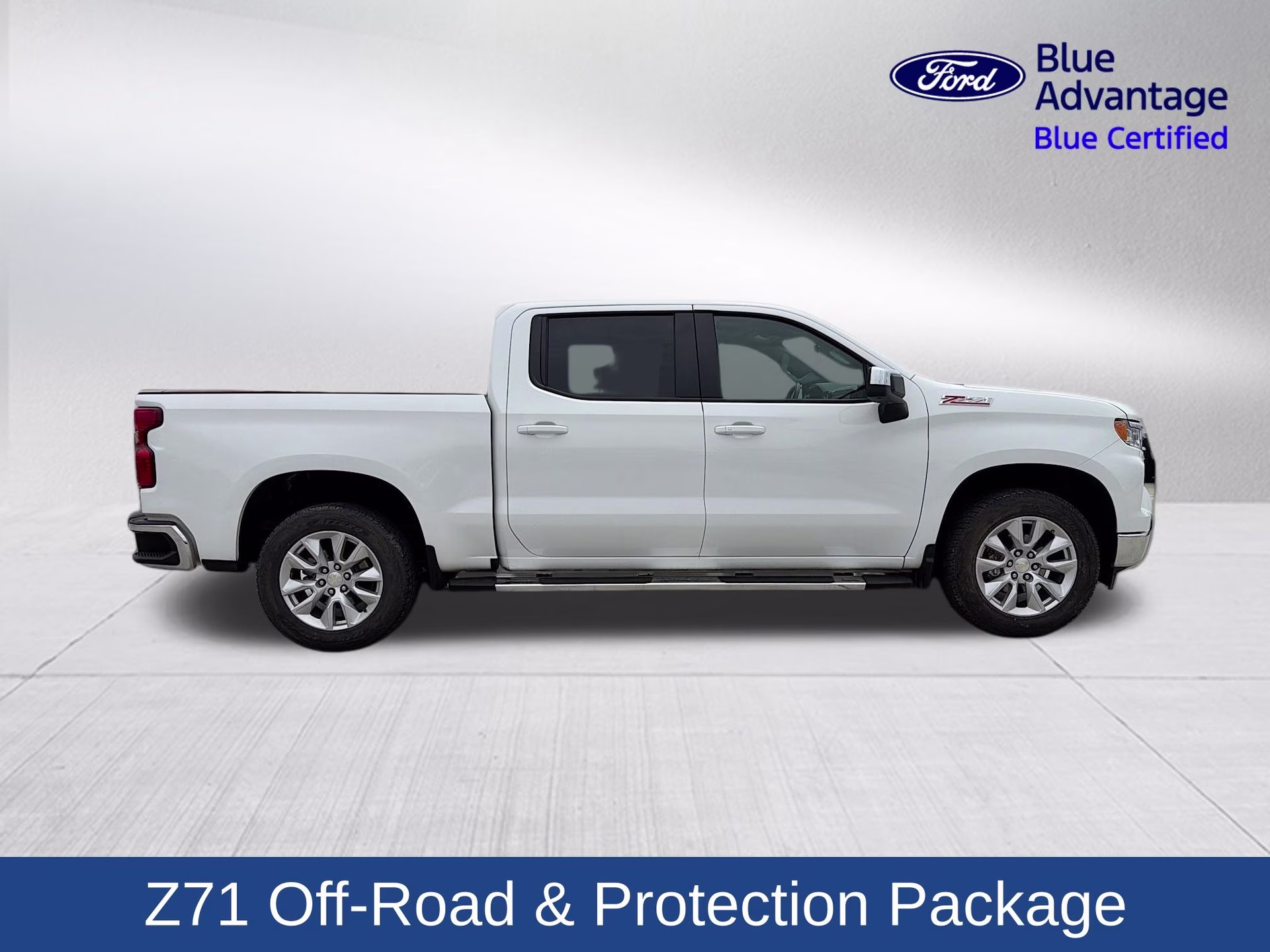 2025 Summit White Chevrolet Silverado 1500 LT 4X4 Truck