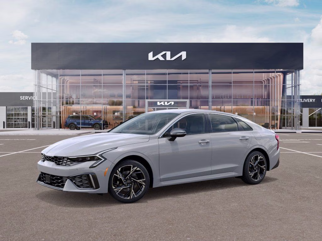 2026 Gray Kia K5 GT-Line AWD Sedan