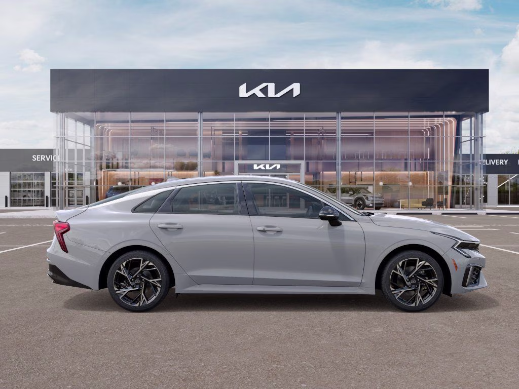 2026 Gray Kia K5 GT-Line AWD Sedan