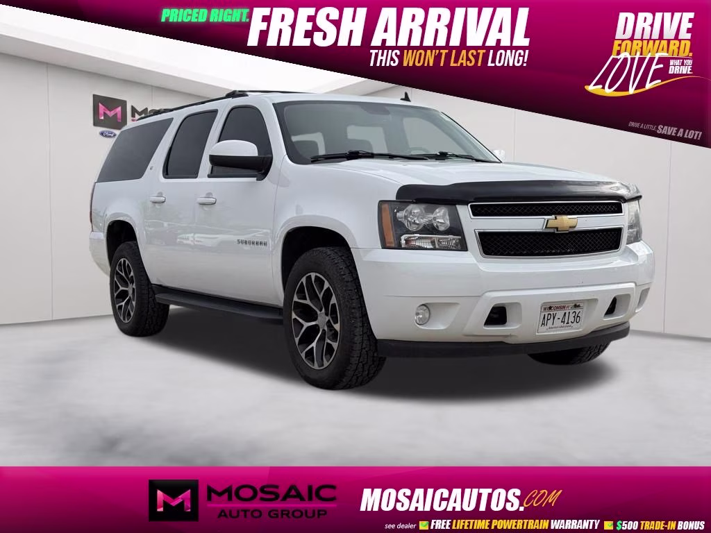 2014 Summit White Chevrolet Suburban 1500 LT 4X4 SUV
