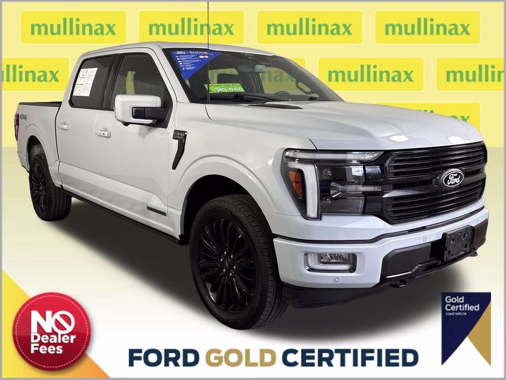 2025 Space White Metallic Ford F-150 Platinum 4X4 Truck