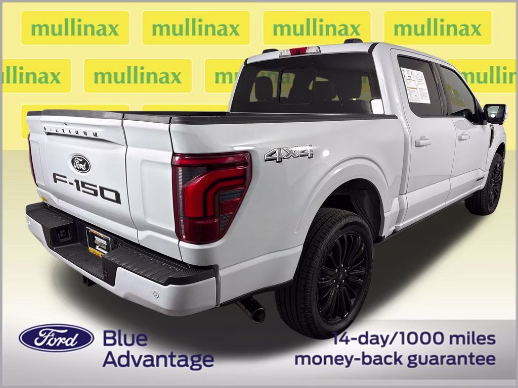 2025 Space White Metallic Ford F-150 Platinum 4X4 Truck