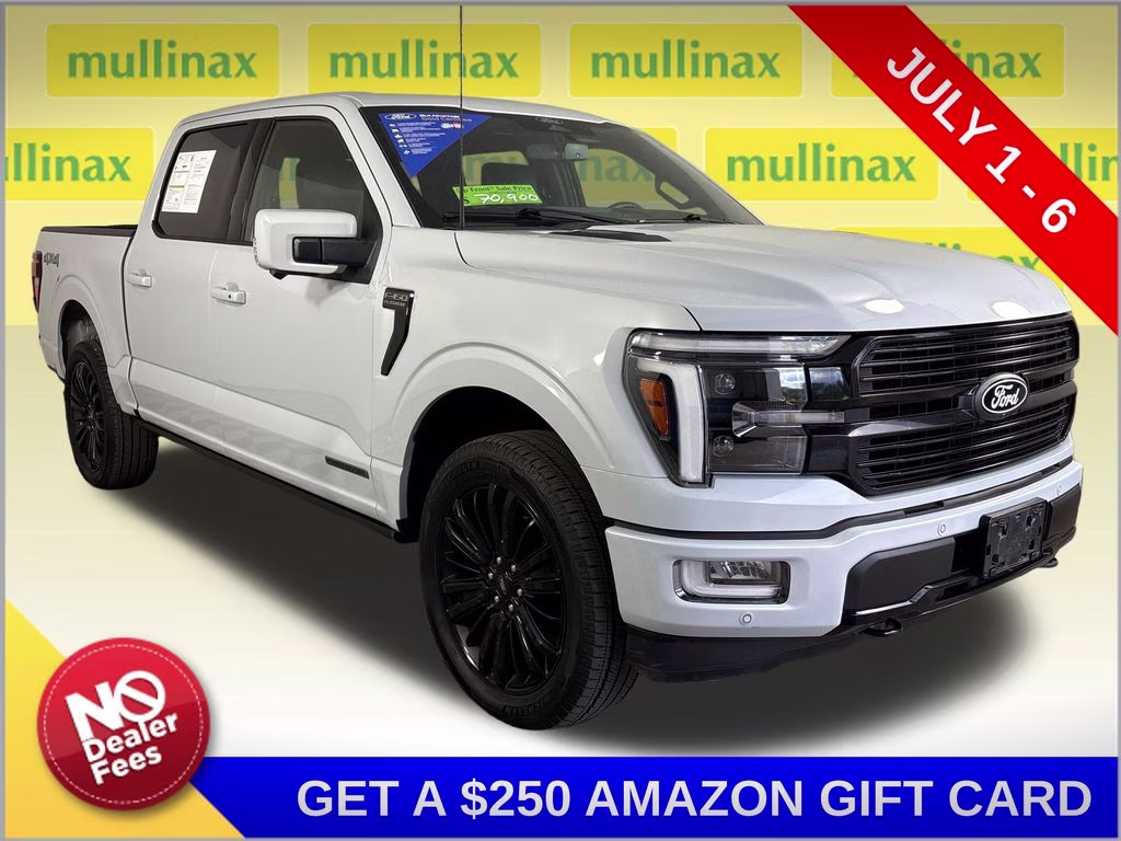 2025 Space White Metallic Ford F-150 Platinum 4X4 Truck