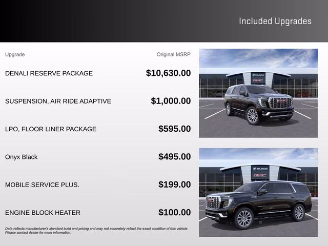 2026 Onyx Black GMC Yukon Denali 4X4 SUV