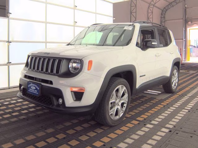 2022 Alpine White Clearcoat Jeep Renegade Limited 4X4 SUV