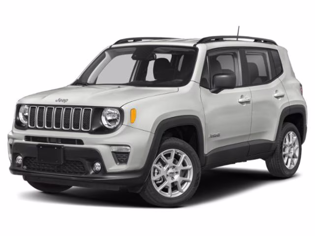 2022 Alpine White Clearcoat Jeep Renegade Limited 4X4 SUV
