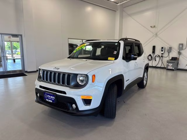 2022 Alpine White Clearcoat Jeep Renegade Limited 4X4 SUV