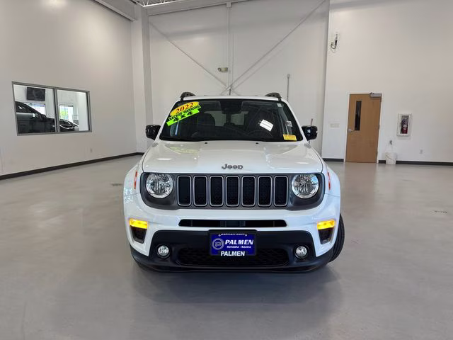 2022 Alpine White Clearcoat Jeep Renegade Limited 4X4 SUV