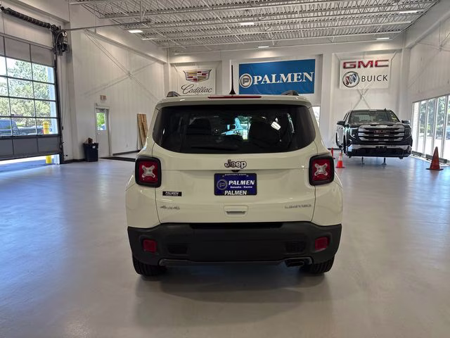 2022 Alpine White Clearcoat Jeep Renegade Limited 4X4 SUV