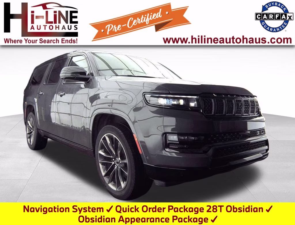 2024 Baltic Gray Metallic Clearcoat Jeep Grand Wagoneer L Series III 4X4 SUV