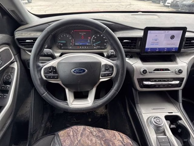 2021 Red Metallic Ford Explorer XLT 4X4 SUV