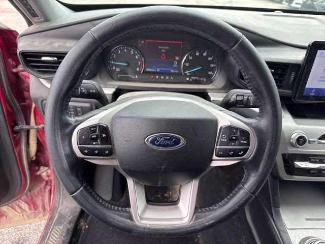 2021 Red Metallic Ford Explorer XLT 4X4 SUV