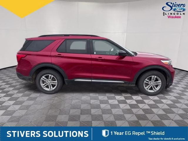 2021 Red Metallic Ford Explorer XLT 4X4 SUV
