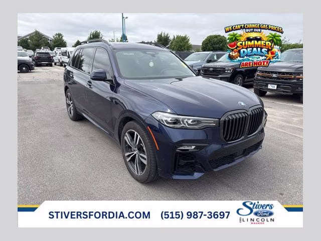 2022 Tanzanite Blue II Metallic BMW X7 xDrive40i AWD SUV