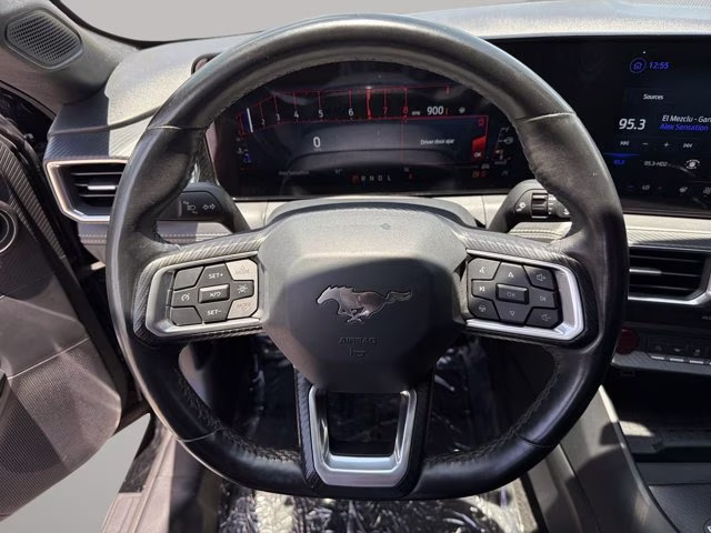 2024 Shadow Black Ford Mustang EcoBoost Premium RWD Convertible