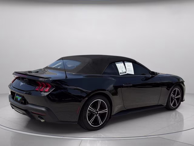 2024 Shadow Black Ford Mustang EcoBoost Premium RWD Convertible