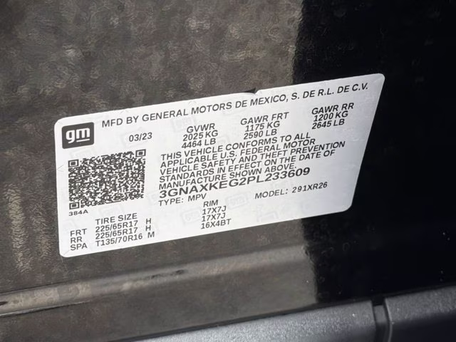 2023 Mosaic Black Metallic Chevrolet Equinox LT FWD SUV
