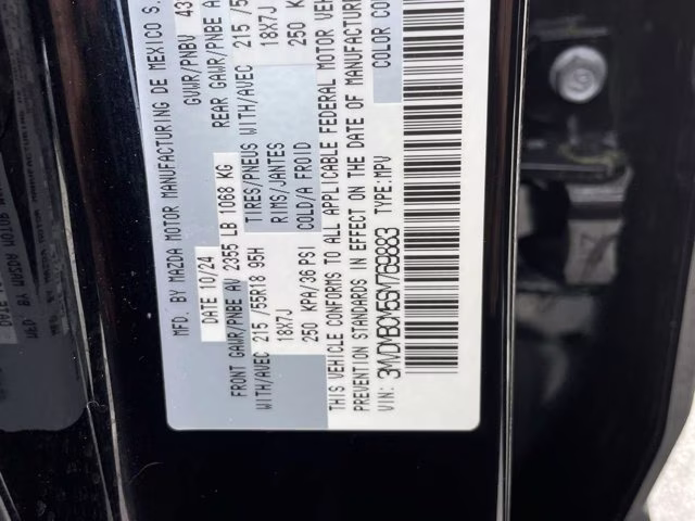 2025 Jet Black Mica Mazda CX-30 2.5 S Preferred Package AWD SUV