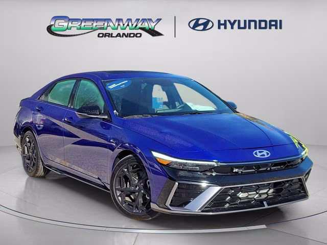 2025 Intense Blue Hyundai Elantra N Line FWD Sedan