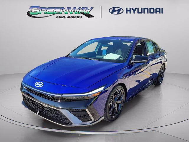 2025 Intense Blue Hyundai Elantra N Line FWD Sedan