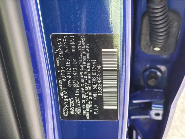 2025 Intense Blue Hyundai Elantra N Line FWD Sedan