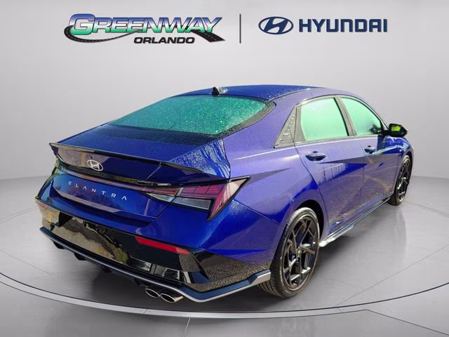 2025 Intense Blue Hyundai Elantra N Line FWD Sedan