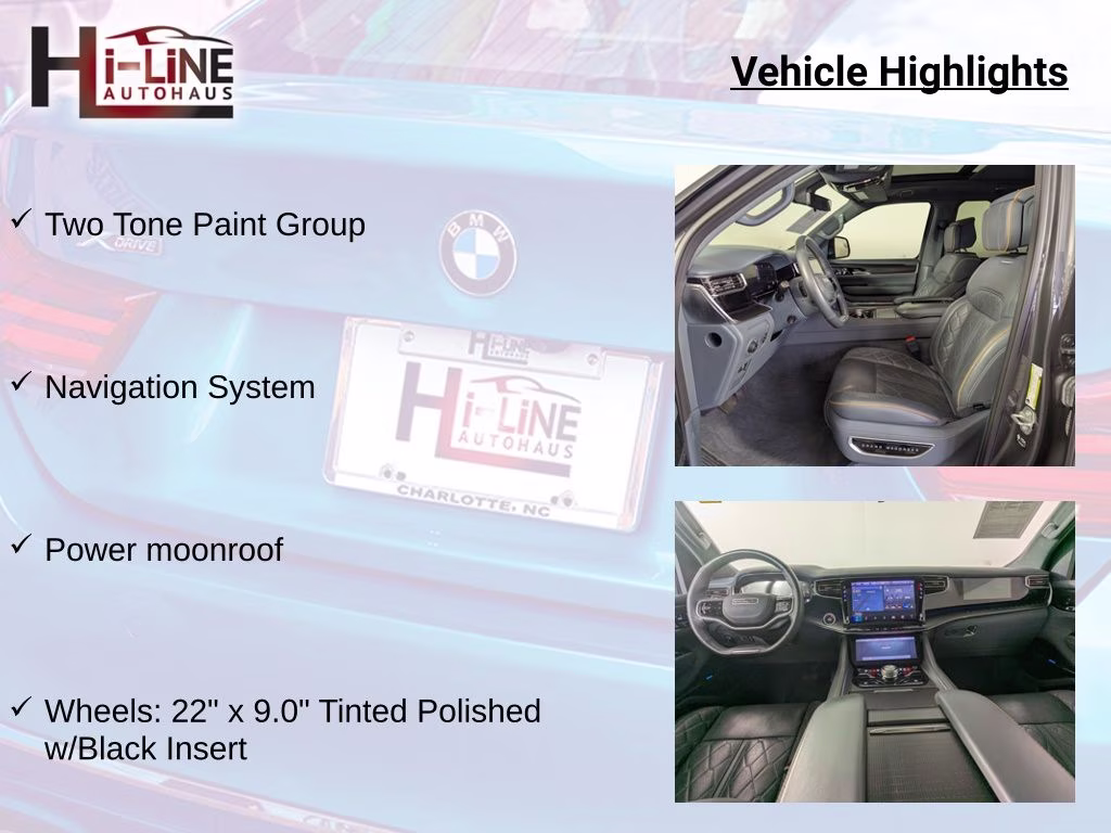 2024 Baltic Gray Metallic Clearcoat Jeep Grand Wagoneer L Series III 4X4 SUV