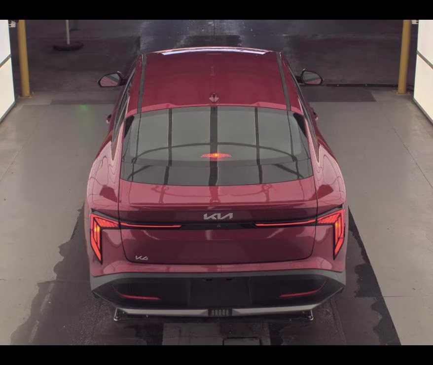 2025 Currant Red Kia K4 LXS FWD Sedan